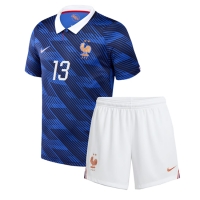 Camiseta Francia Kante #13 Primera Equipación Replica Mundial 2026 para niños mangas cortas (+ Pantalones cortos)